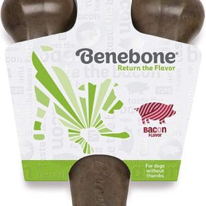 Benebone Bacon Flavored Wishbone Chew Toy