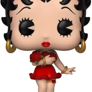 Valentine Betty Boop Toy, Multicolored Funko Pop