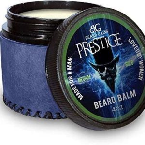 Beard Gains Prestige Luxury Mens Cologne Scented Beard Balm Conditioner - Medium Butter Hold - Made for A Man