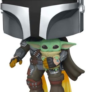 Star Wars: The Mandalorian Flying with The Child Funko Pop