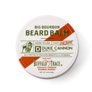Duke Cannon Supply Co. - Big Bourbon Beard Balm, Bourbon Oak Barrel (1.6 oz)