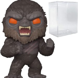 King Kong Battle Ready Pop #1020 Pop Movies Godzilla vs Kong Vinyl Figure (Bundled with EcoTek Protector to Protect Display Box)
