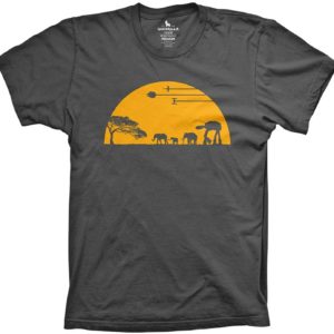 Guerrilla Tees at-at Movie Shirts Funny Tshirts Graphic Space tee
