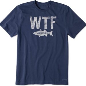 Where's The Fish Men's Crusher Graphic T-Shirt Life is Good