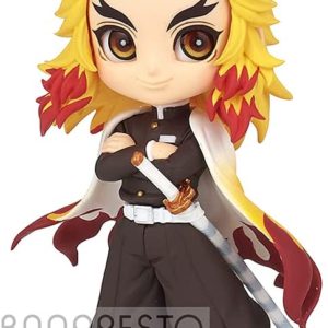 Banpresto Demon Slayer: Kimetsu no Yaiba Q posket Petit vol.5(A:Kyojuro Rengoku), Multiple Colors, BP17839