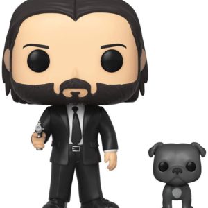 Funko Pop! Movies: John Wick - John in Black Suit with Dog Buddy