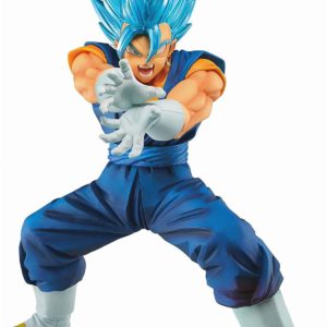 Banpresto 39915 Dragon Ball Super SSGSS Vegito Final Kamehameha ver.4 Figure, Blue