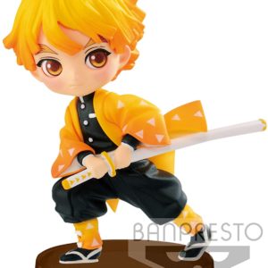 Banpresto Kimetsu No Yaiba Q Posket Petit Vol.1 (C:Zenitsu Agatsuma), Multiple Colors