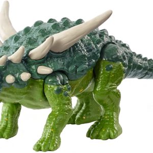 Jurassic World Toys Fierce Force Sauropelta Dinosaur Action Figure with Movable Joints, Realistic Sculpting & Single Strike Feature, K Gift Ages 3 Years & Older, Mixed