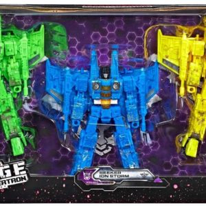 Seeker Transformers Siege War for Cybertron Trilogy Toy Playset - 3 Figure Set - Acid Storm, Ion Storm, and Nova Storm