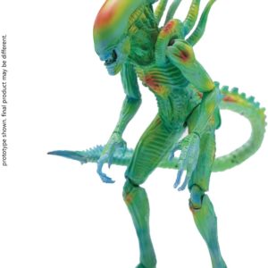 Hiya Toys Alien vs. Predator: Thermal Vision Alien Warrior 1:18 Scale Figure, Multicolor