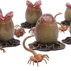 Hiya Toys Alien: Eggs & Facehugger 1:18 Scale Action Figure Set, Multicolor