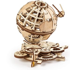 UGEARS Globe - Wooden Educational Puzzle Self Assembling Mechanical 3D Model DIY Brain Teaser