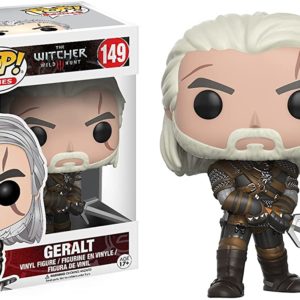 Funko POP Games: The Witcher-Geralt Action Figure Multicolor, 3.75 inches