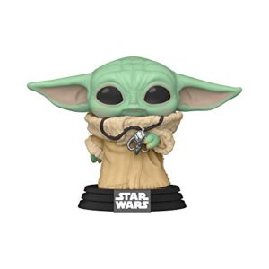 Funko Pop! Star Wars: The Mandalorian - The Child with Necklace Vinyl Figure, Fall Convention Exclusive Action Figure