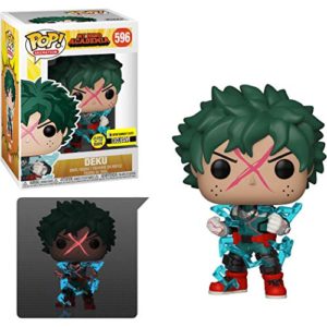 Deku [Glow-in-Dark] (EE Exc): Funko Pop Animation Vinyl Figure & 1 Compatible Graphic Protector Bundle (40545 - B)
