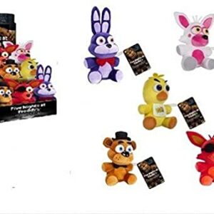 Funko Five Nights at Freddy's Collectible Plush Figure, 6", Assorted Colors and Styles (1 Random Plush)