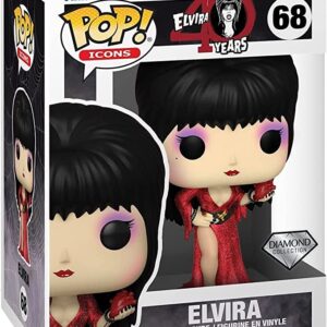 Elvira 40th Anniversary - Elvira Mistress of The Dark Funko Pop! Vinyl Figure (Bundled with Compatible Pop Box Protector Case)