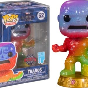 Marvel Infinity Saga Thanos Art Series Pop! Vinyl Figure with Premium Pop! Protector Entertainment Earth Exclusive