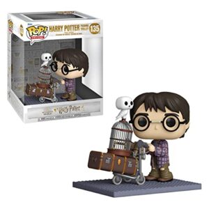 Funko POP Deluxe: Harry Potter 20th Anniversary - Harry Pushing Trolley, Multicolor, (57360)