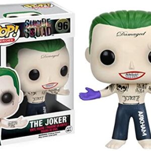 Funko POP Movies: Suicide Squad Action Figure, The Joker Shirtless